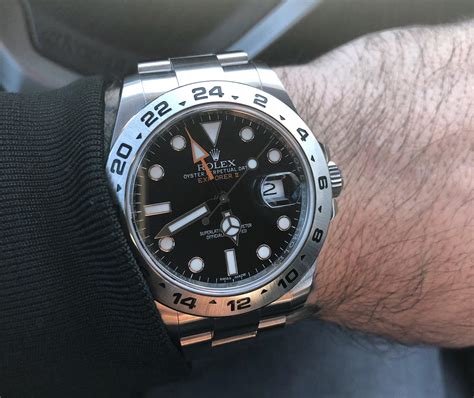 rolex explorer ii jump